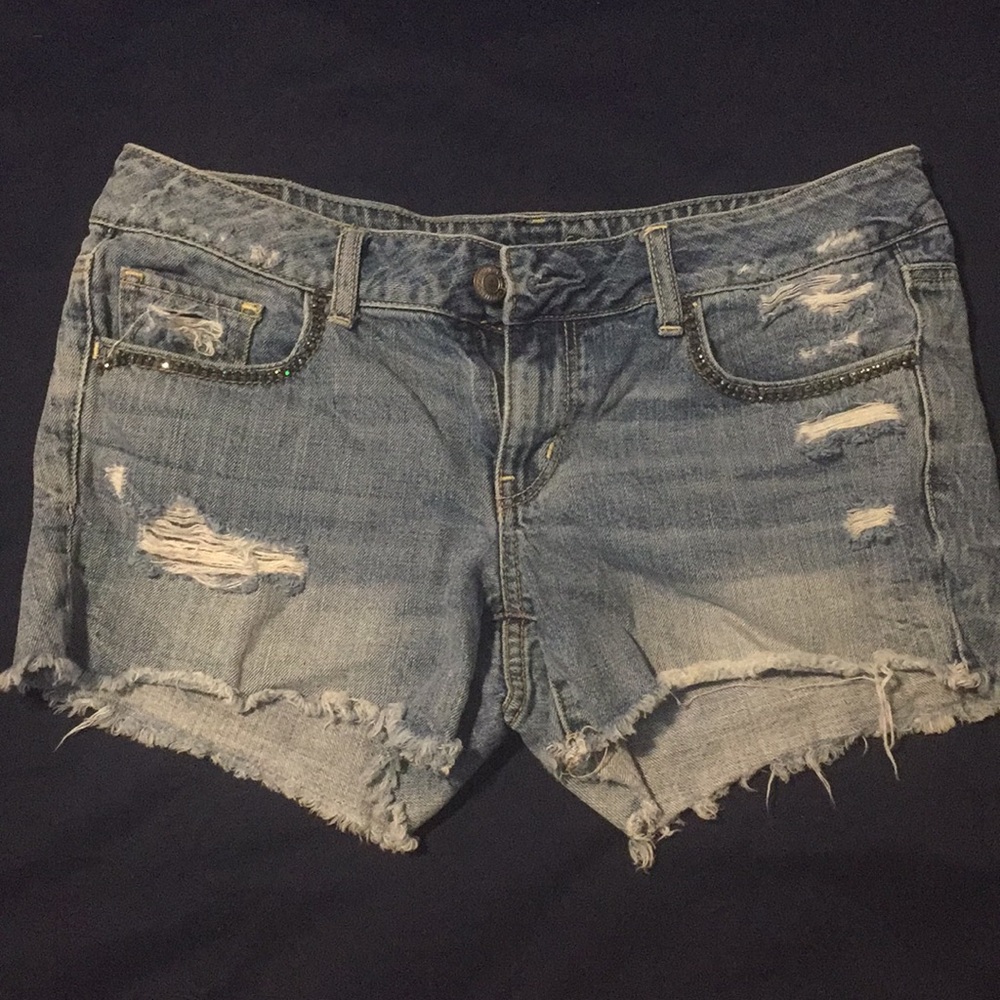American eagle jean shorts